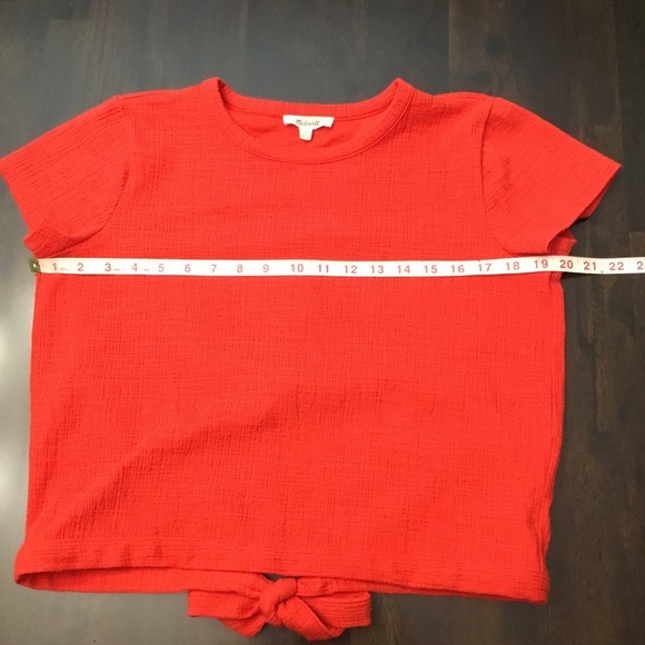 Madewell Verse Tie Back Top Size S - Picture 8 of 11